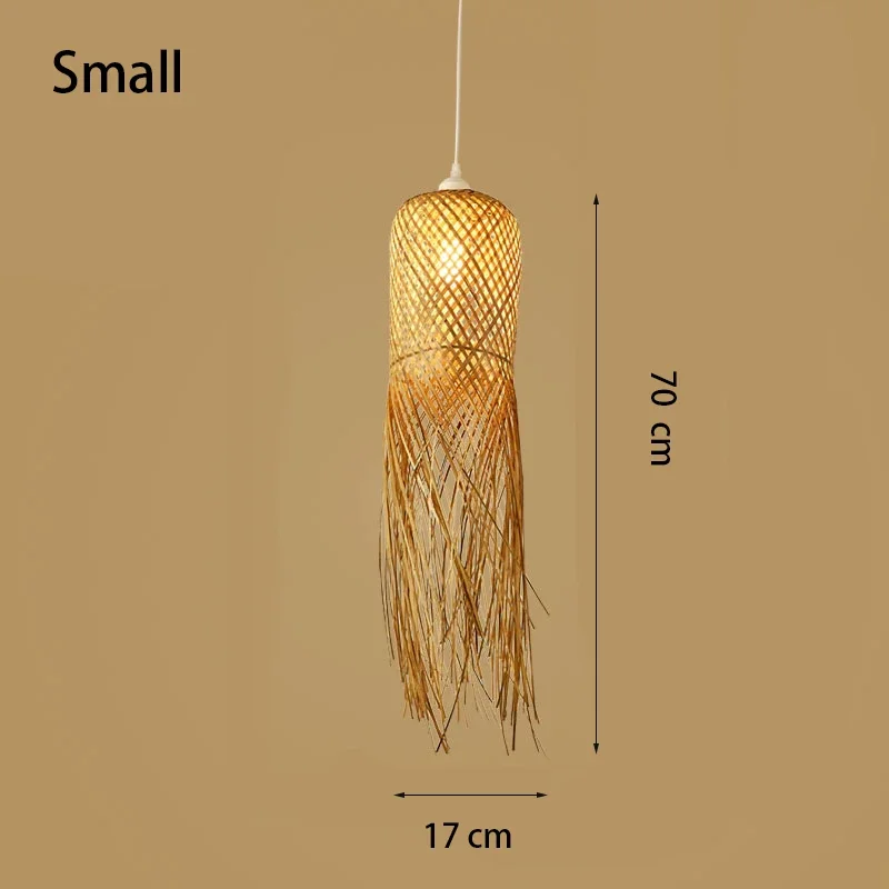 Bamboo Chandelier Chinese Zen tea room Light Southeast Asian Restaurant hotel B&B Style Bamboo hot Pot light Balcony Bar - Image 3