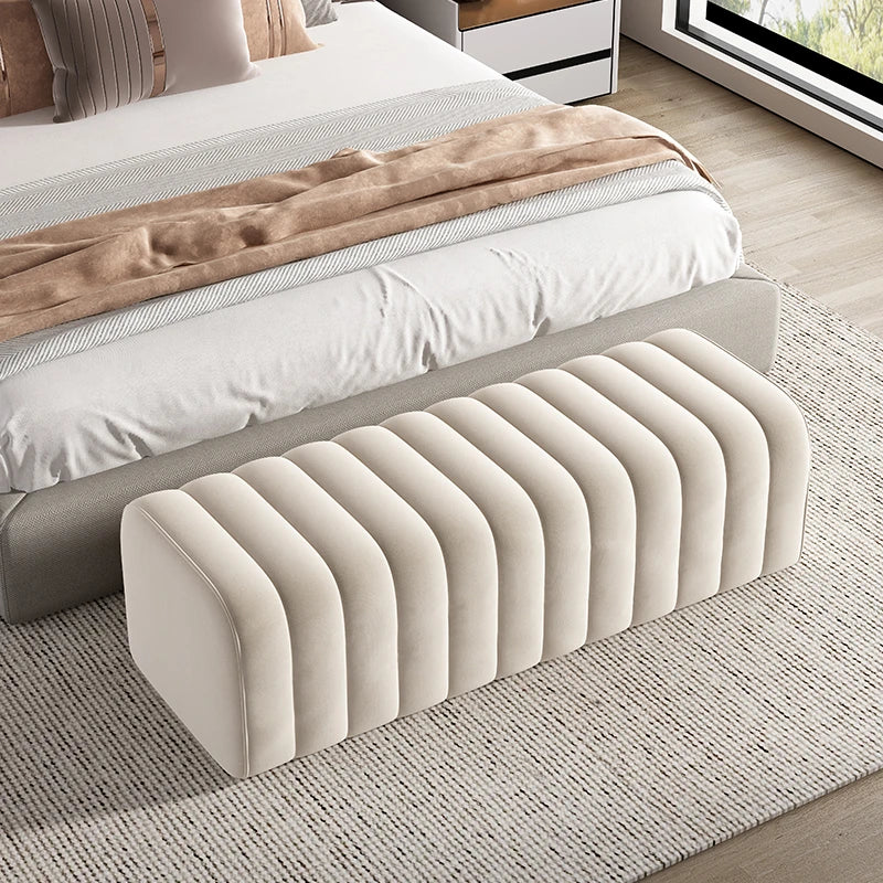 banc en velours nordique repose-pieds doux et élégant - Image 11