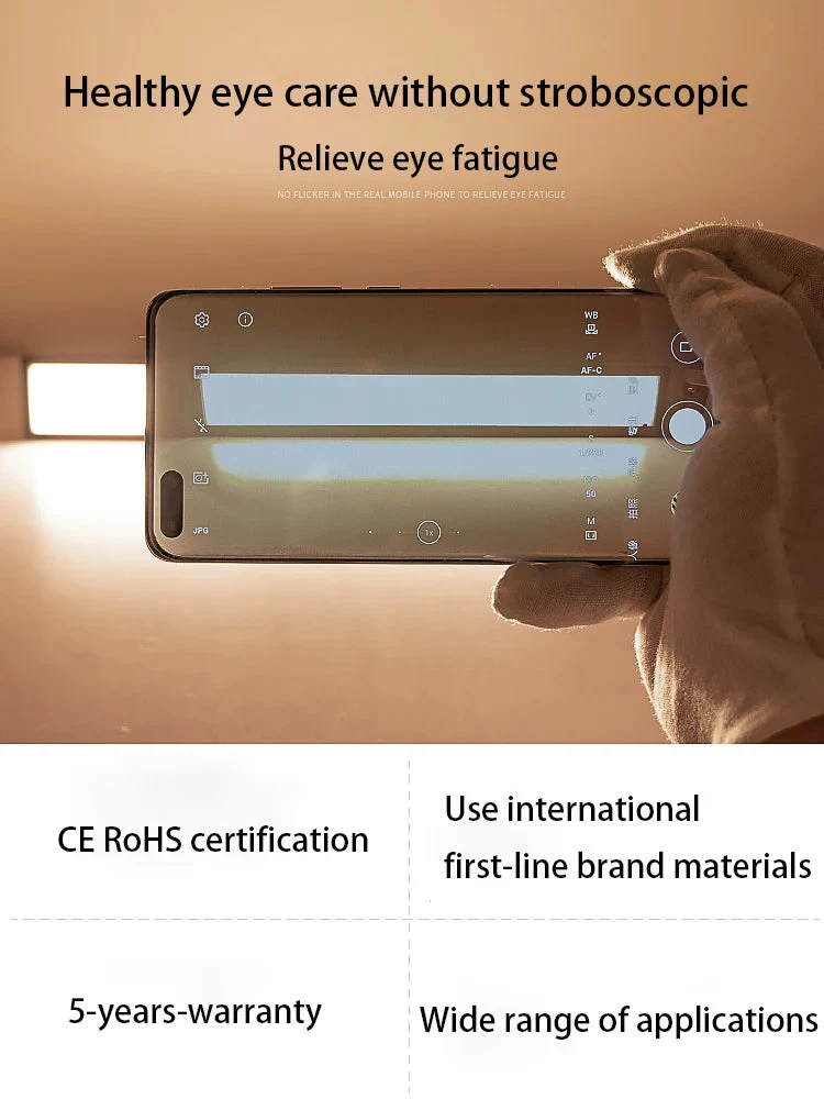 bande lumineuse led en aluminium profil encastré long panneau - Image 2