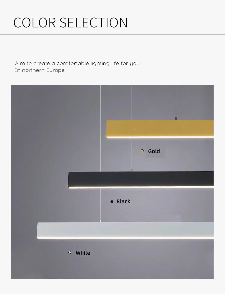 barre lumineuse led linéaire montée en surface pour bureau - Image 6