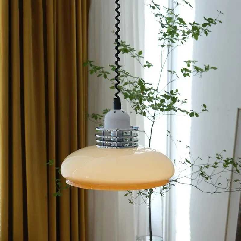 Bauhaus Glass Pendant Light Medieval Suspension Chandeliers Ceiling Hanging Lamp - Image 4