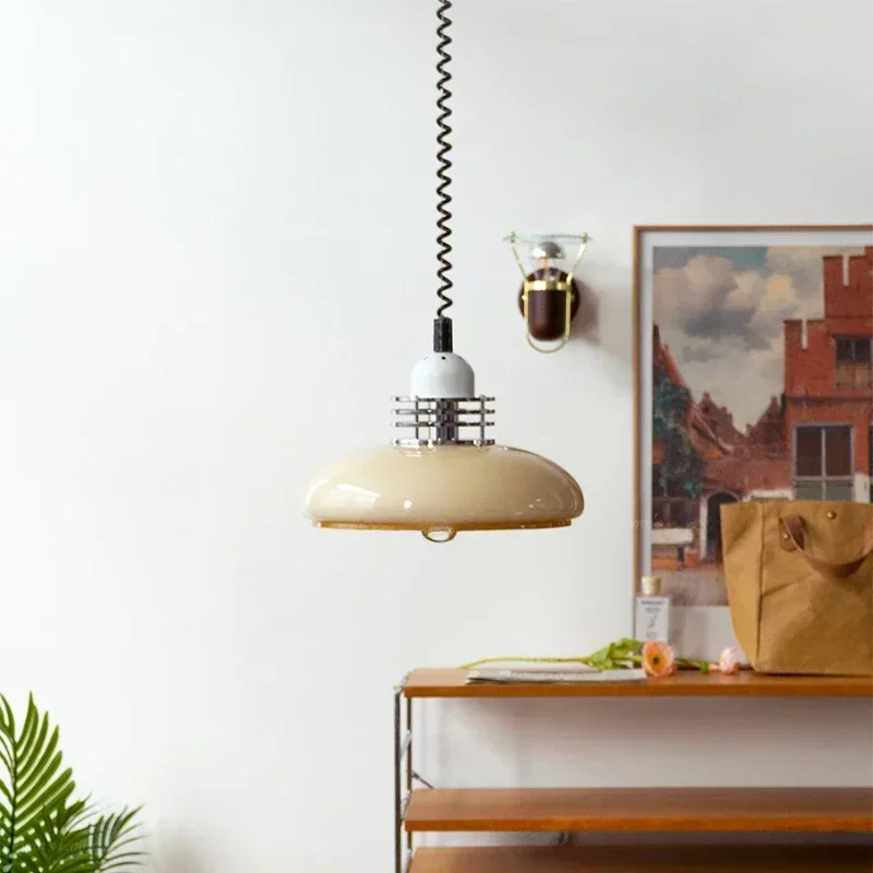 Bauhaus Glass Pendant Light Medieval Suspension Chandeliers Ceiling Hanging Lamp - Image 5