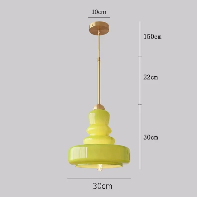 Bauhaus Glass Pendant Lights Ceiling Suspension Luminaire Hang Light Fxiture Kitchen Island Bedroom Living Dining Room - Image 10