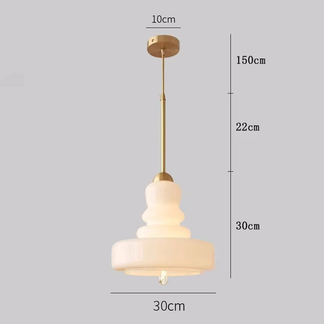 Bauhaus Glass Pendant Lights Ceiling Suspension Luminaire Hang Light Fxiture Kitchen Island Bedroom Living Dining Room - Image 7
