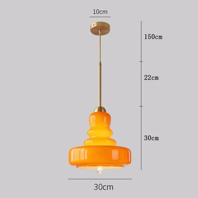 Bauhaus Glass Pendant Lights Ceiling Suspension Luminaire Hang Light Fxiture Kitchen Island Bedroom Living Dining Room - Image 9