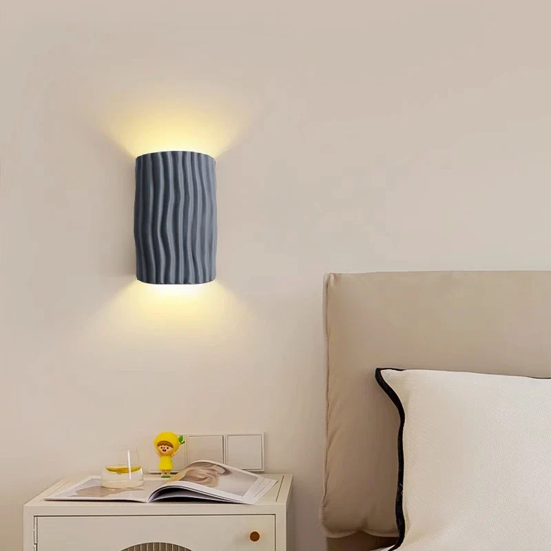 Bedroom bedside wall light, cream style living room background wall decoration light, corridor corridor atmosphere LED light - Image 5