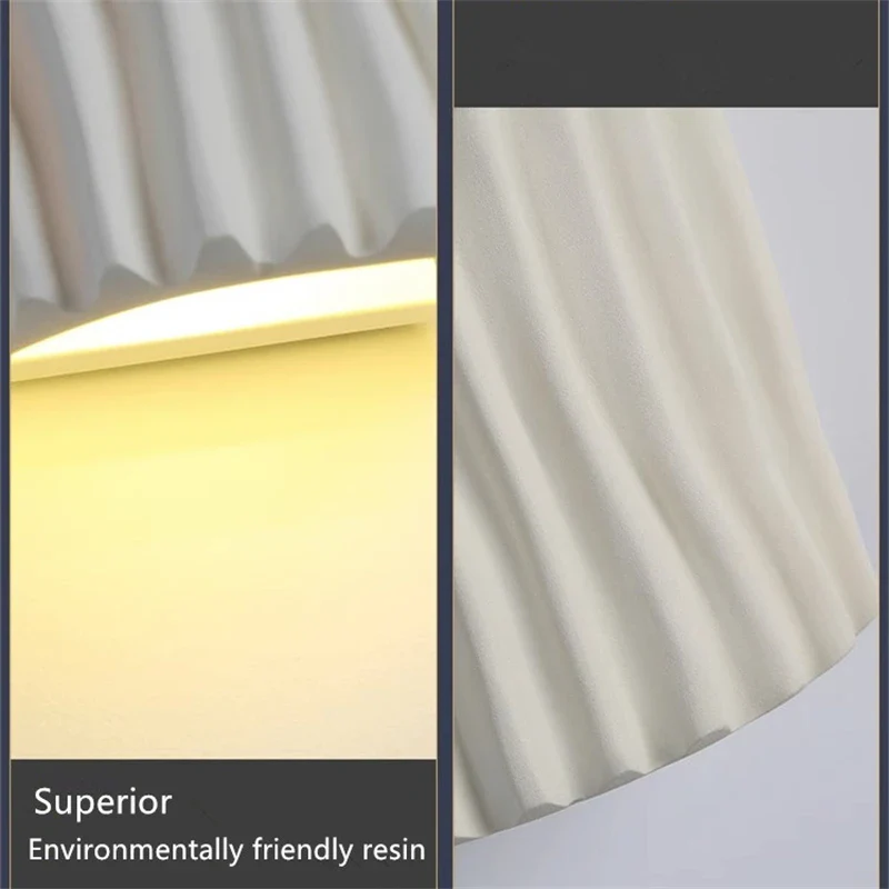 Bedroom bedside wall light, cream style living room background wall decoration light, corridor corridor atmosphere LED light - Image 6