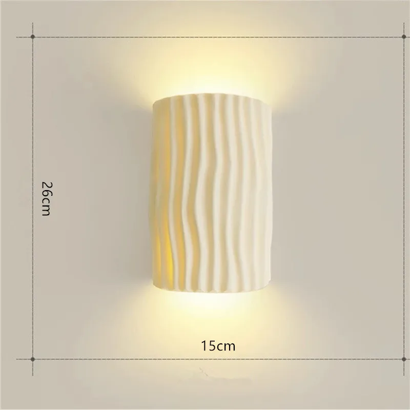 Bedroom bedside wall light, cream style living room background wall decoration light, corridor corridor atmosphere LED light - Image 7