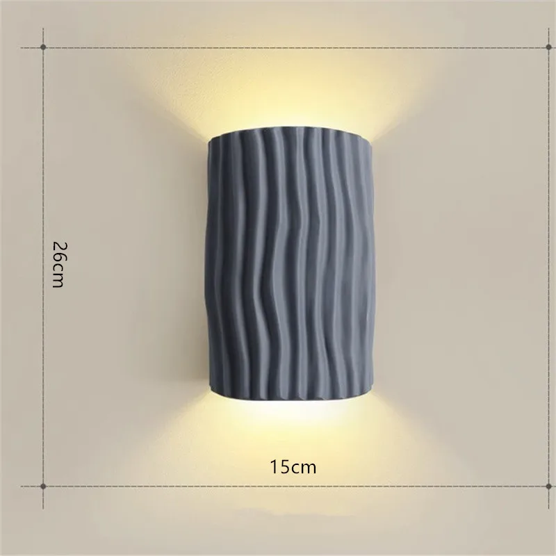 Bedroom bedside wall light, cream style living room background wall decoration light, corridor corridor atmosphere LED light - Image 8