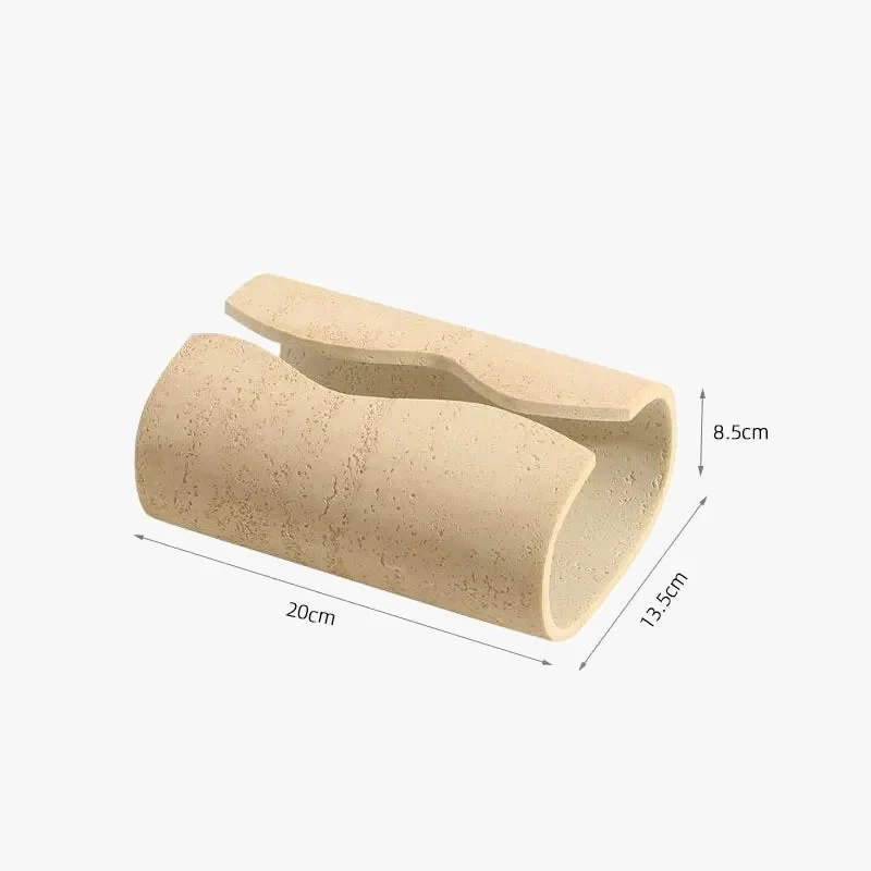 boîte à mouchoirs moderne en résine pour décoration créative - Image 6
