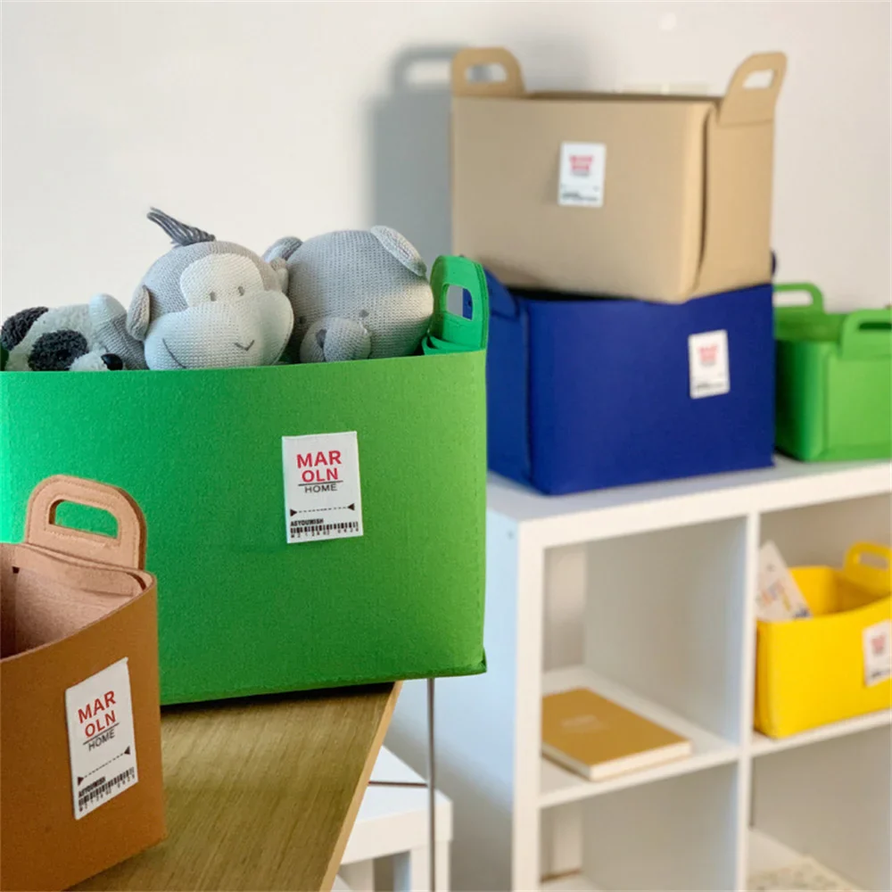 boîte de rangement pliable en feutre pour décoration et camping - Image 3