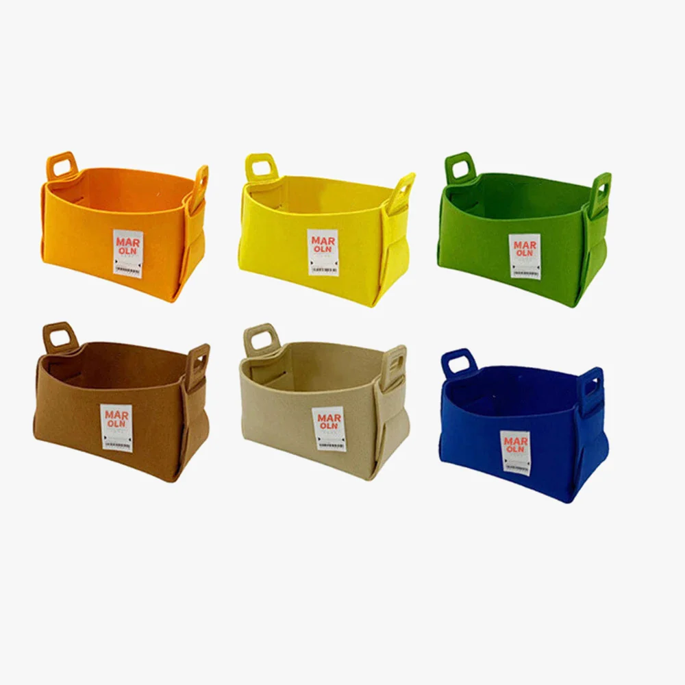 boîte de rangement pliable en feutre pour décoration et camping - Image 5