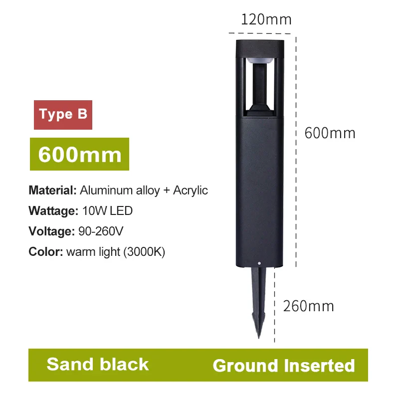 Borne LED imperméable d'extérieur - Image 12