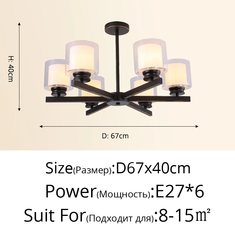 Bosmos European Style Decorative LED Chandeliers For Living Rooms, Bedrooms, And Modern Simple Indoor Lighting - Image 12