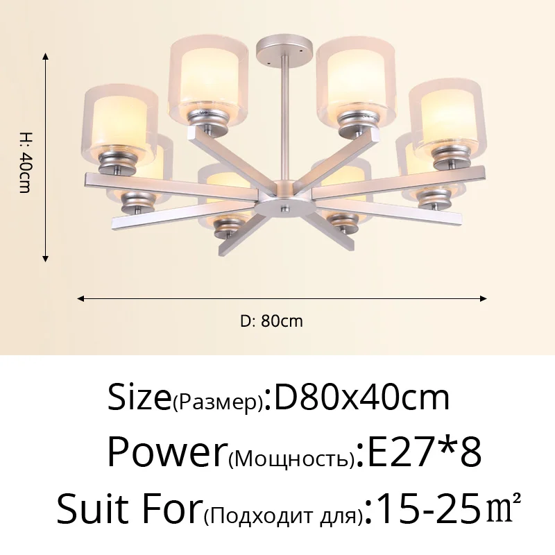 Bosmos European Style Decorative LED Chandeliers For Living Rooms, Bedrooms, And Modern Simple Indoor Lighting - Image 14