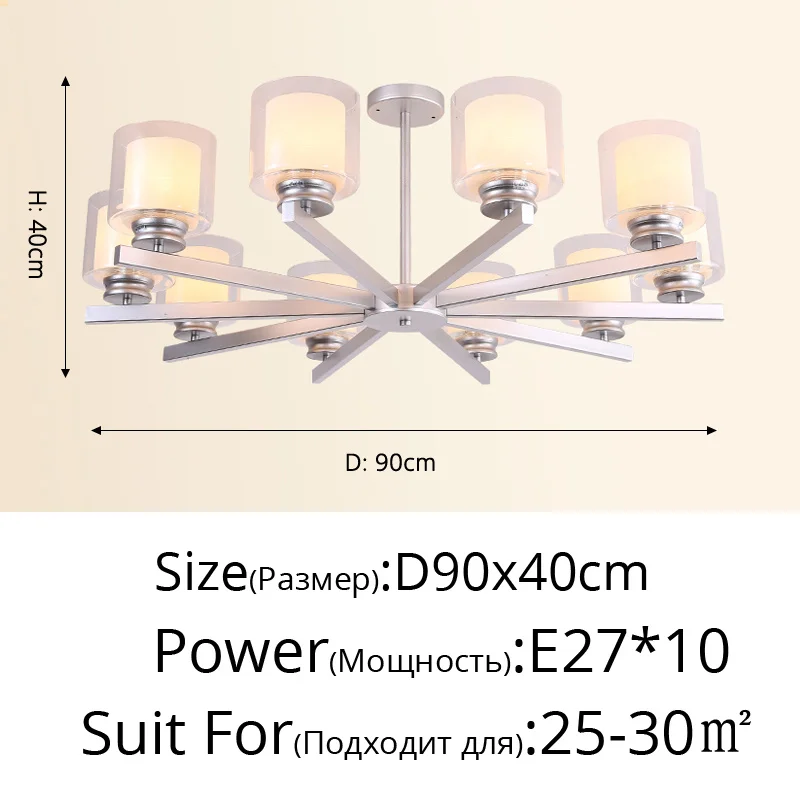 Bosmos European Style Decorative LED Chandeliers For Living Rooms, Bedrooms, And Modern Simple Indoor Lighting - Image 21