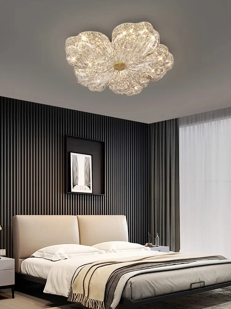 BOSSEN Scandinavian Dining Room Ceiling Pendant Light for Bedroom, Living Room Room Decoration, Gold Foil Resin Lamps and Light - Image 5