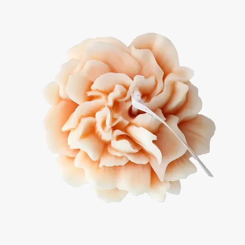 bougie 3d fleur dœillet décoration aromathérapie et cadeaux - Image 10
