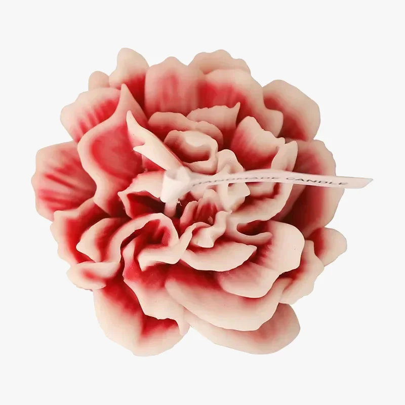 bougie 3d fleur dœillet décoration aromathérapie et cadeaux - Image 6