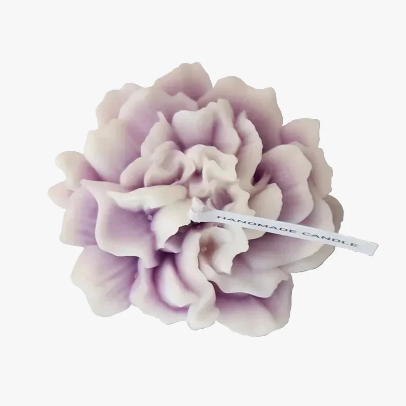 bougie 3d fleur dœillet décoration aromathérapie et cadeaux - Image 8