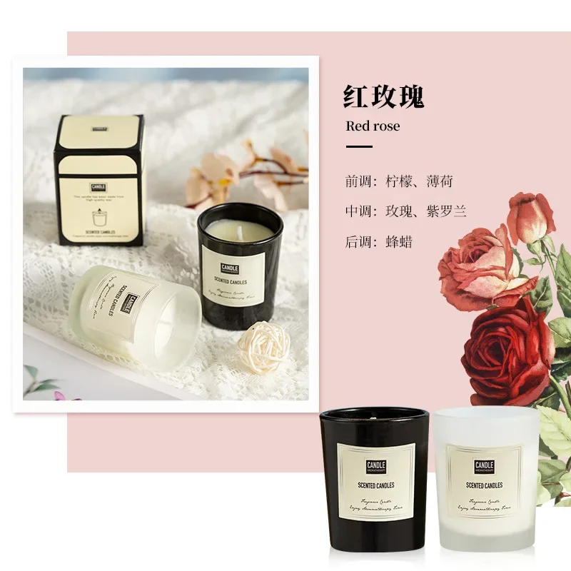 bougie aromathérapie parfumée plantes européennes pour air pur et décoratif - Image 11