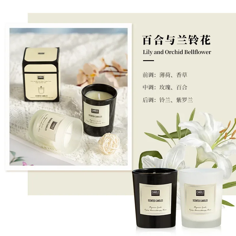 bougie aromathérapie parfumée plantes européennes pour air pur et décoratif - Image 15