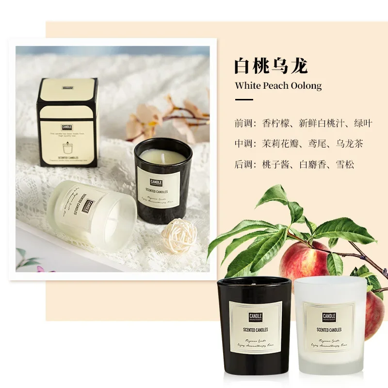bougie aromathérapie parfumée plantes européennes pour air pur et décoratif - Image 18