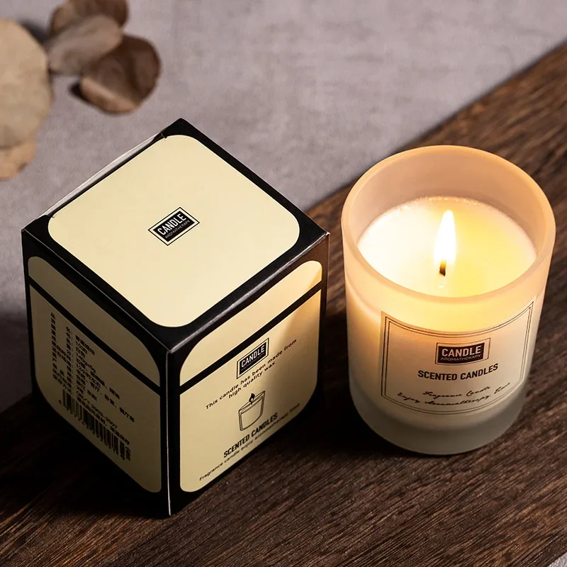 bougie aromathérapie parfumée plantes européennes pour air pur et décoratif - Image 3