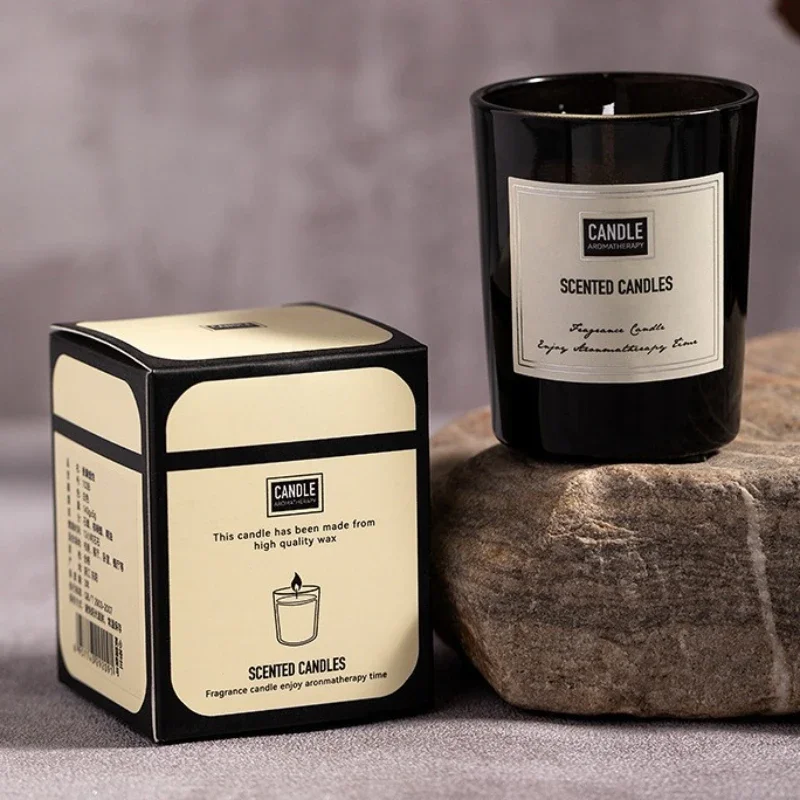 bougie aromathérapie parfumée plantes européennes pour air pur et décoratif - Image 4