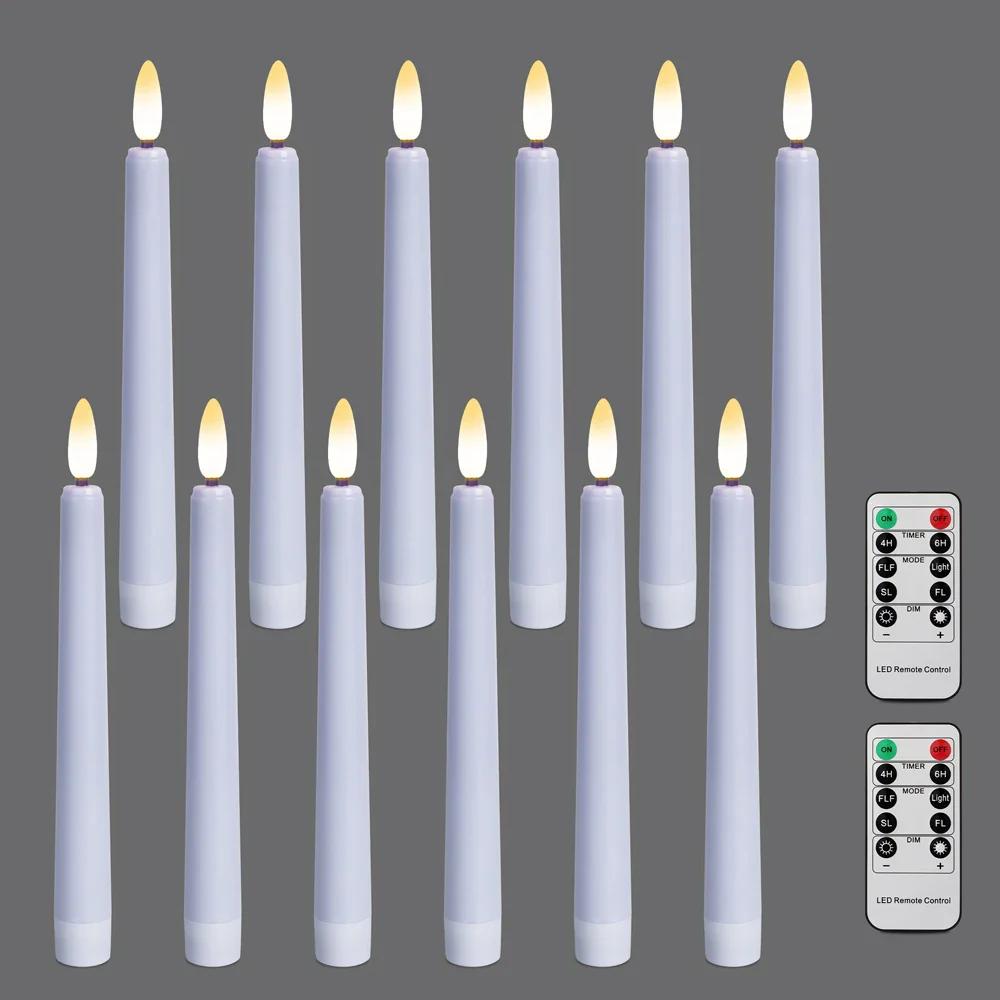 bougie led télécommandée avec minuterie pour décoration festive - Image 6
