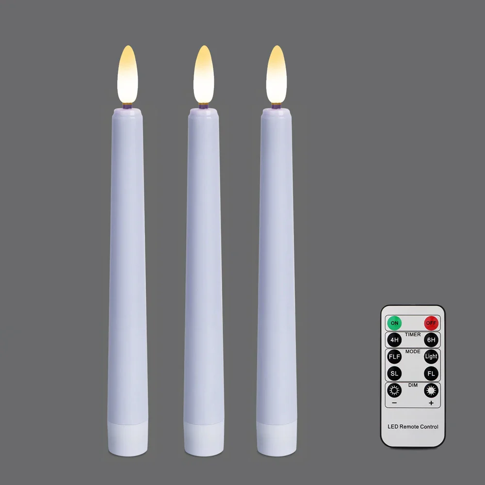 bougie led télécommandée avec minuterie pour décoration festive - Image 8