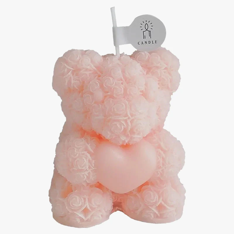bougie ours en cire de soja parfumée pour détente et cadeaux - Image 6