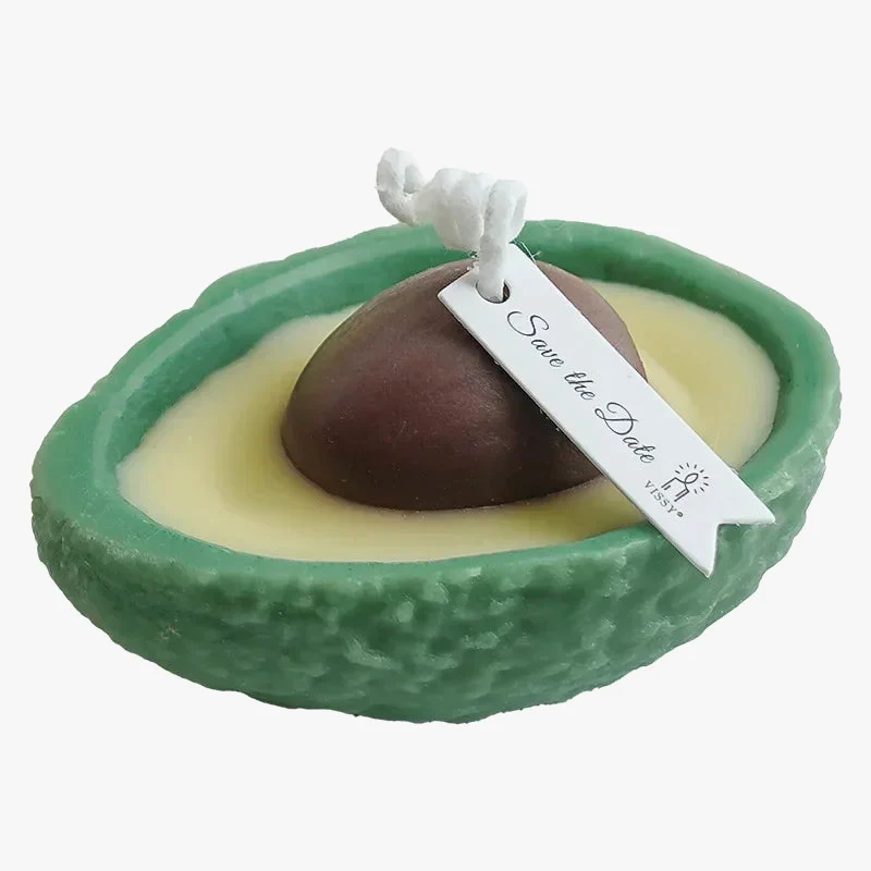 bougie parfumée aromathérapie imitation avocat en cire de soja - Image 6