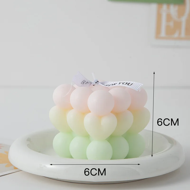 bougie parfumée big cube pour décoration moderne et aromathérapie - Image 14