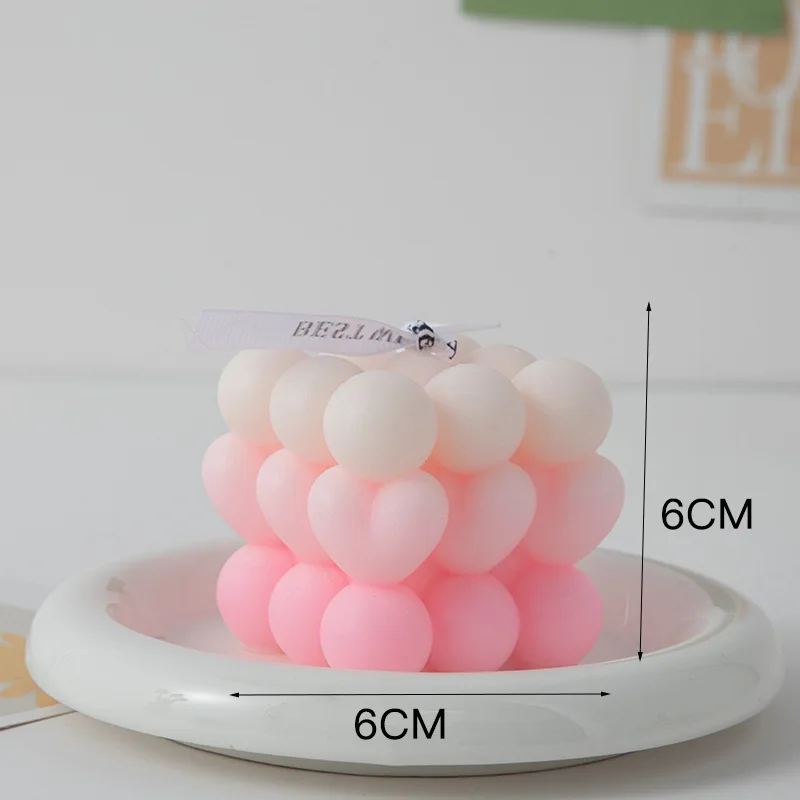 bougie parfumée big cube pour décoration moderne et aromathérapie - Image 15