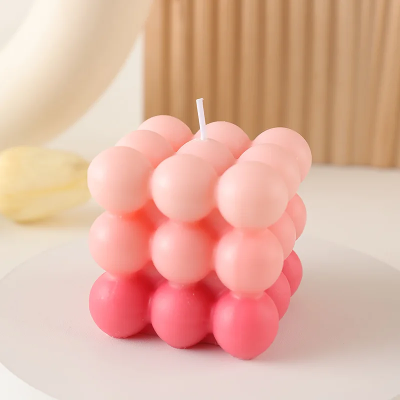bougie parfumée big cube pour décoration moderne et aromathérapie - Image 20