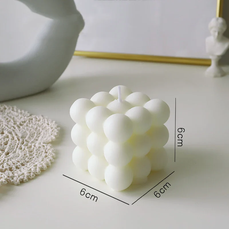 bougie parfumée big cube pour décoration moderne et aromathérapie - Image 21