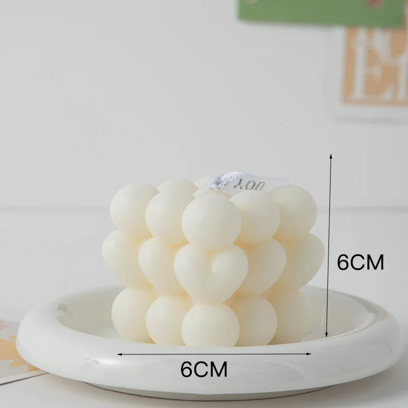 bougie parfumée big cube pour décoration moderne et aromathérapie - Image 26