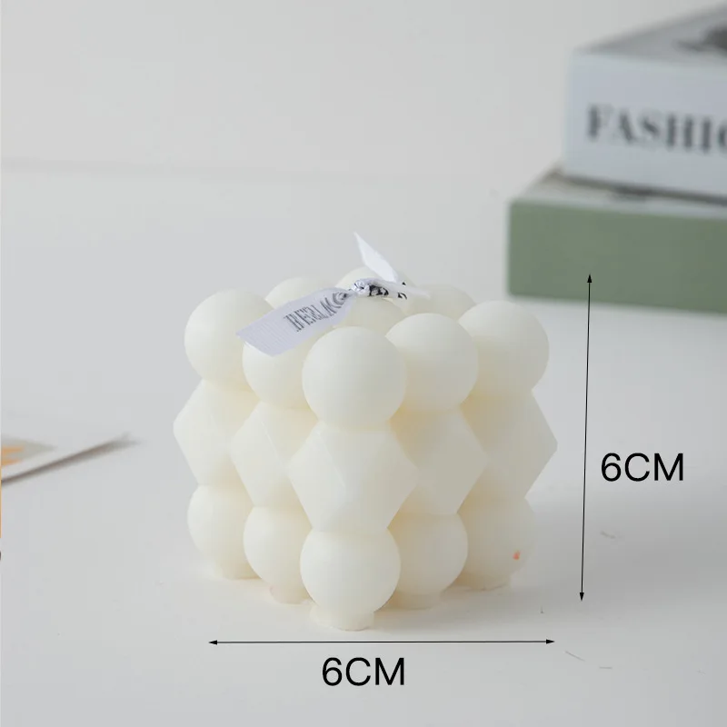 bougie parfumée big cube pour décoration moderne et aromathérapie - Image 27