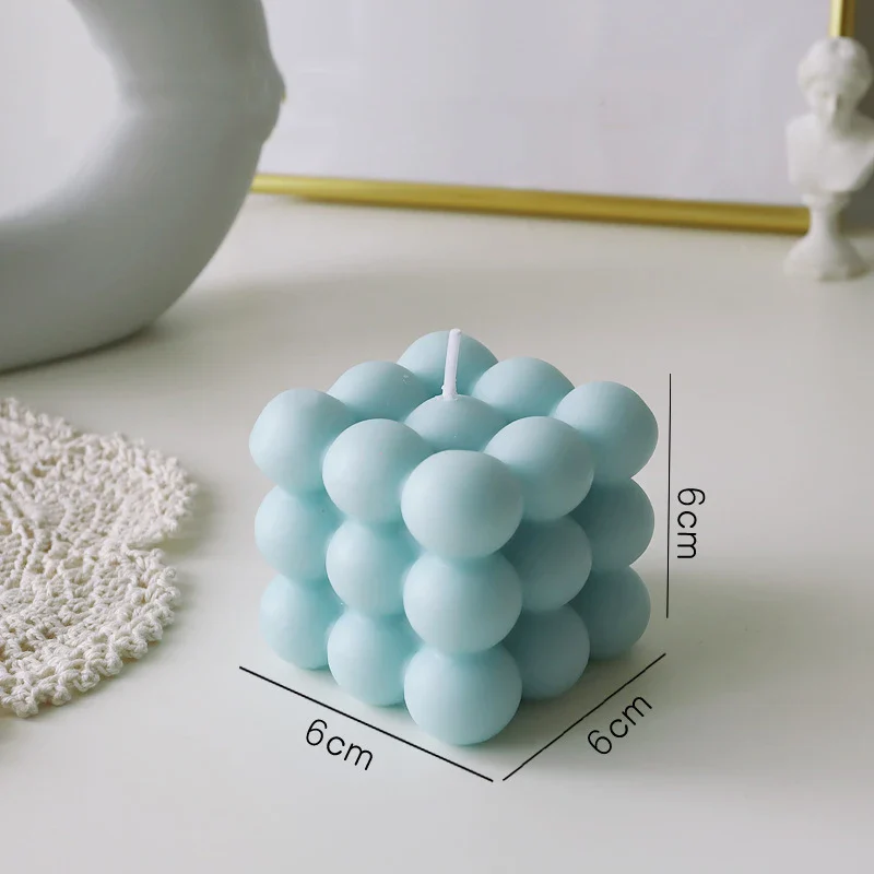bougie parfumée big cube pour décoration moderne et aromathérapie - Image 29