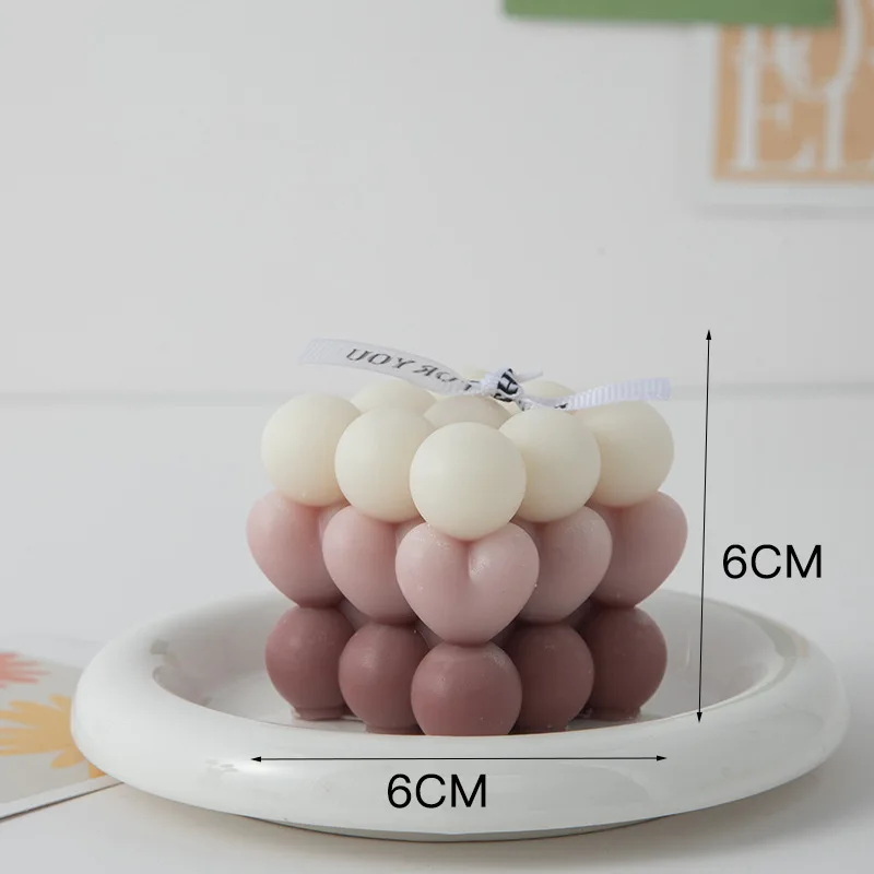 bougie parfumée big cube pour décoration moderne et aromathérapie - Image 32