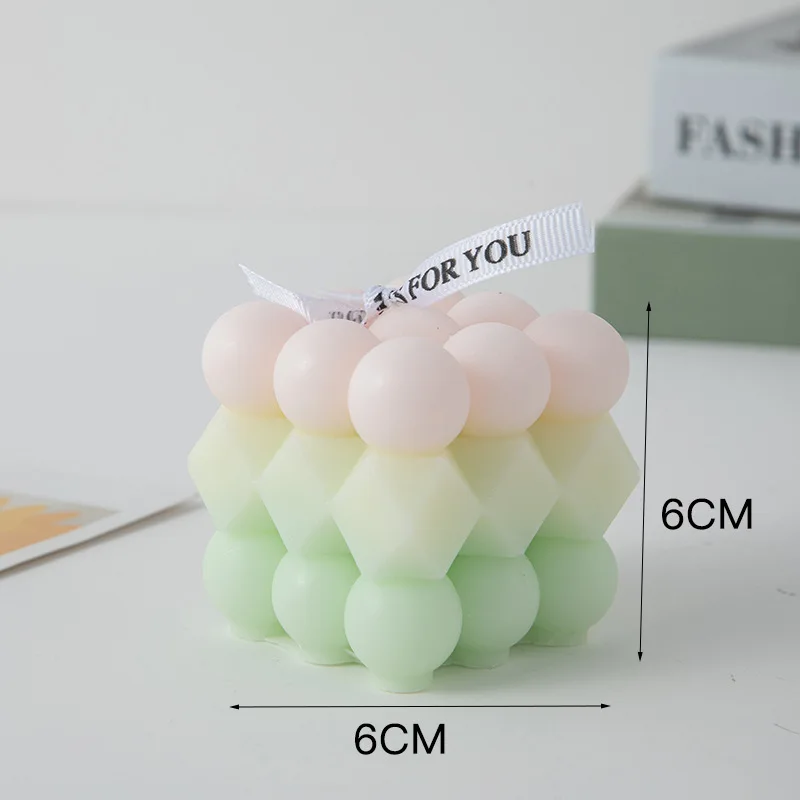 bougie parfumée big cube pour décoration moderne et aromathérapie - Image 33