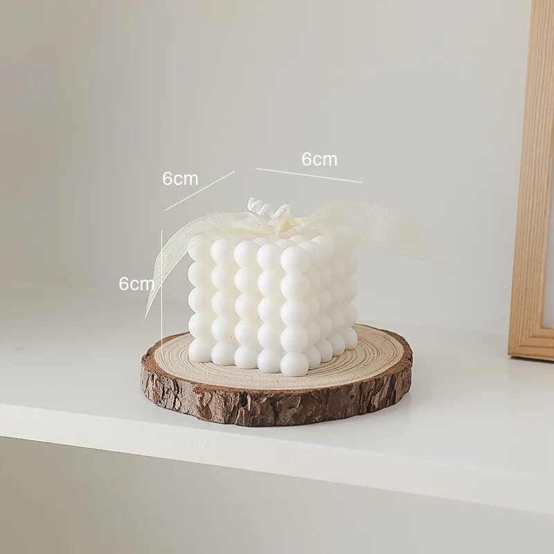 bougie parfumée big cube pour décoration moderne et aromathérapie - Image 35