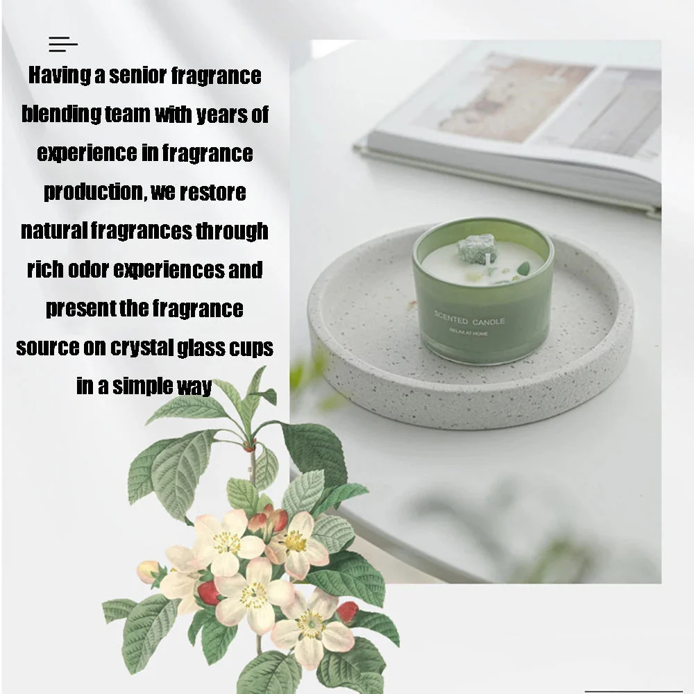 bougie parfumée en cire de soja pour aromathérapie et décoration festive - Image 3