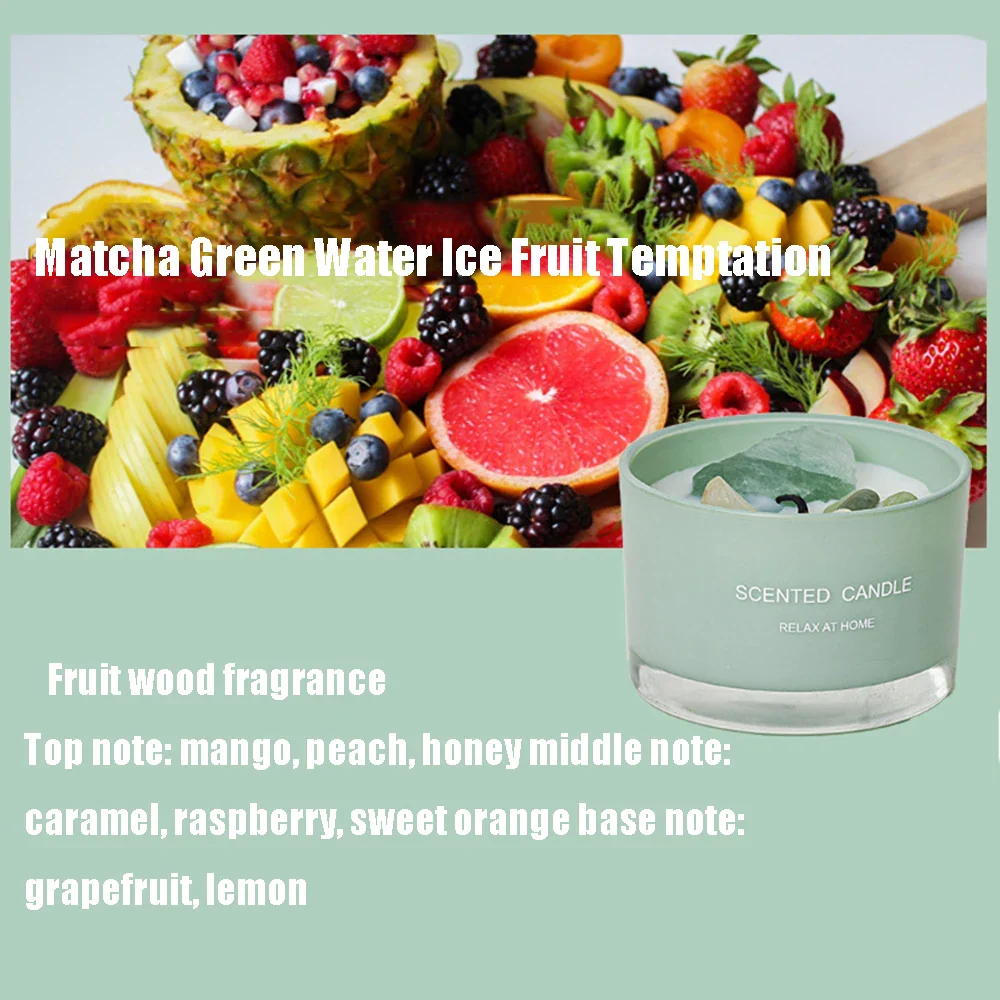 bougie parfumée en cire de soja pour aromathérapie et décoration festive - Image 8