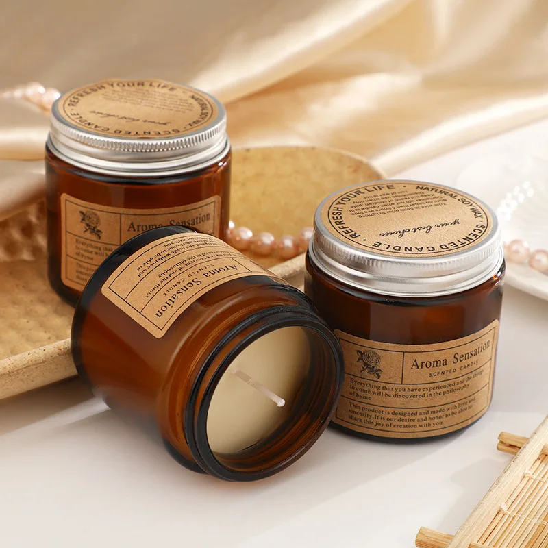 bougie parfumée en cire de soja pour mariage et fête - Image 3