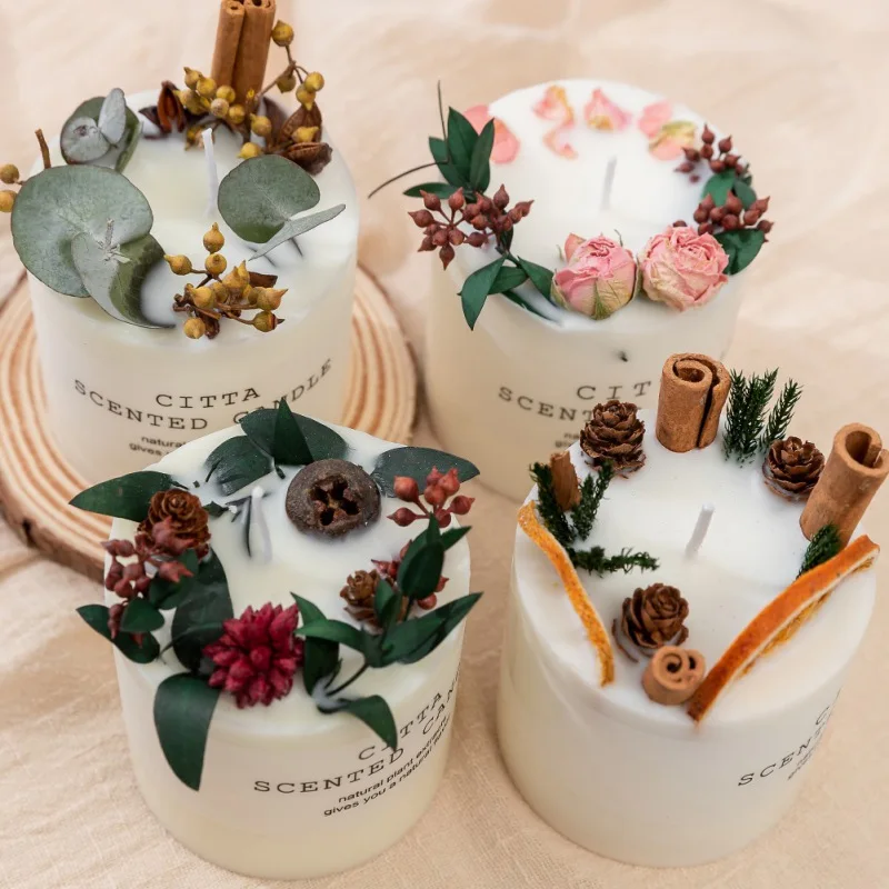 bougie parfumée en cire de soja pour moments romantiques et détente - Image 2