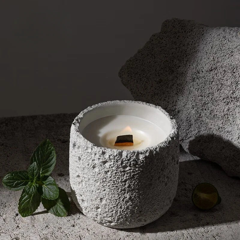 bougie parfumée volcanique française coffret cadeau décoration intérieure Noël - Image 4
