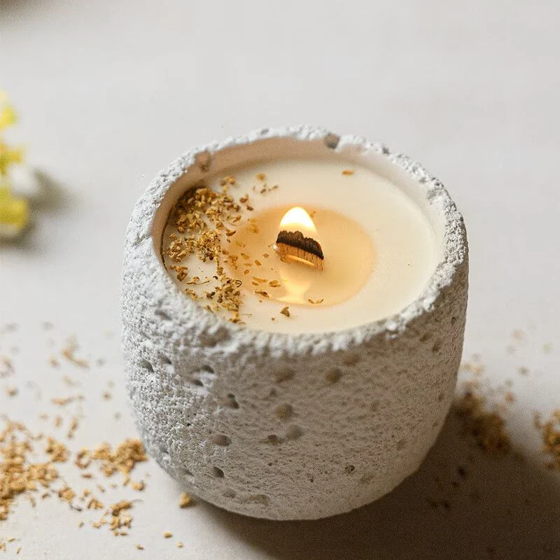 bougie parfumée volcanique française coffret cadeau décoration intérieure Noël - Image 5