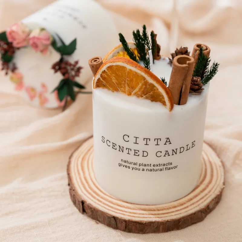 bougie rétro parfumée pour anniversaire et décoration de Noël - Image 2